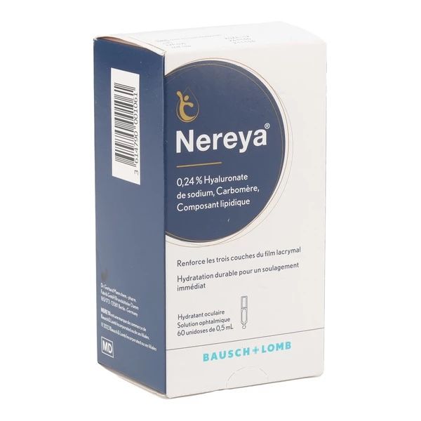 NEREYA UNIDOSE SOLUTION OPHTALMIQUE
