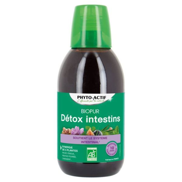 Phyto-actif Cocktail Détox intestins BIO - 500 ml