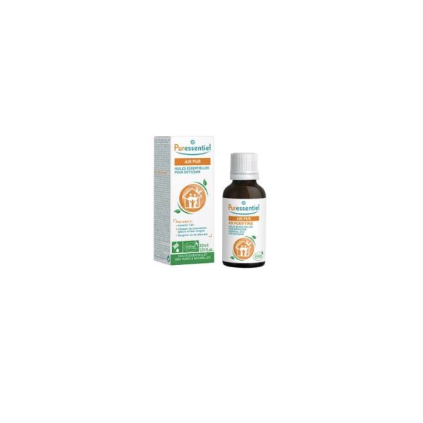 PURESSENTIEL AIR PUR HUILES ESSENTIELLES POUR DIFFUSION Mélange d'huiles essentielles, fl 30 ml