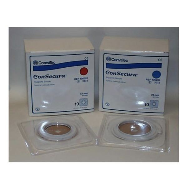 CONSECURA SUPPORT Support porte-poche Mixte pour les systèmes 2 pièces Consécura, diamètre 57 mm (ref. 406202), bt 10