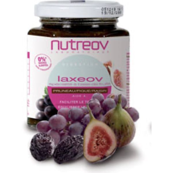 LAXEOV POT Préparation à base de pruneau, de figue et de raisin, pot 200 g