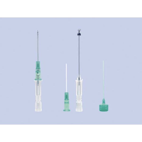 INTROCAN SAFETY Cathéter périphérique court intraveineux, de sécurité, sans ailette, G20, 1,1 mm x 32 mm (ref. 4251644-01), unité