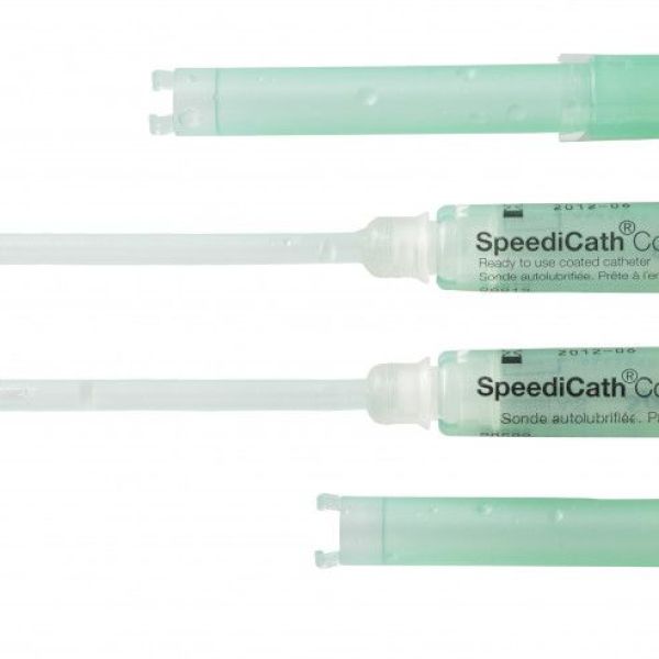 Speedicath® Compact Plus femme - Boîte de 30 sondes compactes autolubrifiées prêtes à l'emploi - stériles - CH 10 Référence: 288100