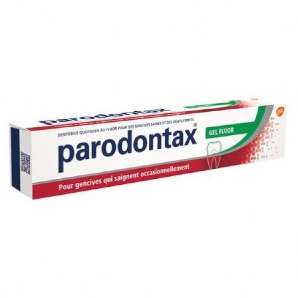 PARODONTAX GEL FLUOR Gel dentifrice fluoré aux sels minéraux et extraits de plantes, tube 75 ml