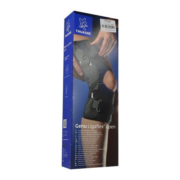 GENU LIGAFLEX OPEN Genouillère ligamentaire articulée, bilatérale, longue, taille 4, unité