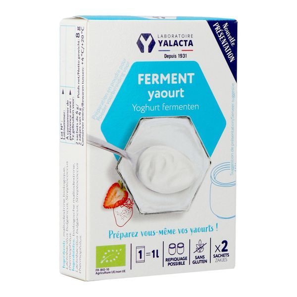 Yalacta Ferment Pour Yaourt - 1 Boite De 2 Sachets De 4G 2