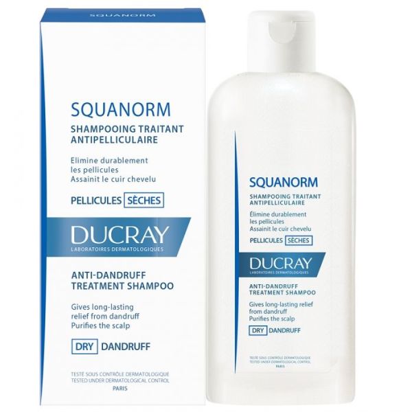 Ducray Squanorm Pellicules Seches Shampooing Flacon 200 Ml 1