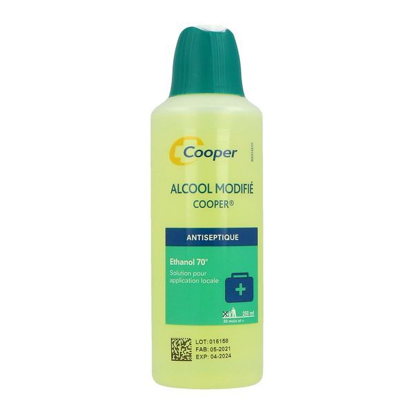 Alcool Modifie Cooper Solution Pour Application Cutanee 1 Flacon(S) Polyethylene De 250 Ml