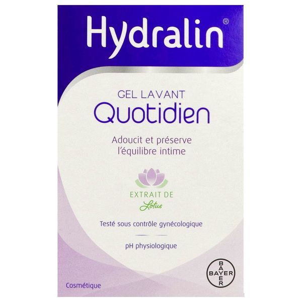 HYDRALIN QUOTIDIEN GEL LAVANT Gel lavant quotidien à l'extrait de lotus pour usage intime, fl 100 ml