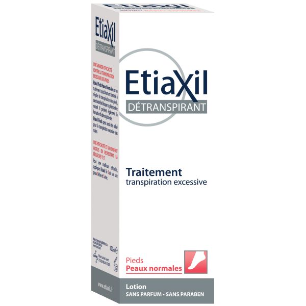 Etiaxil Pieds Peaux Normales Lot Fl Plast 100 Ml 1