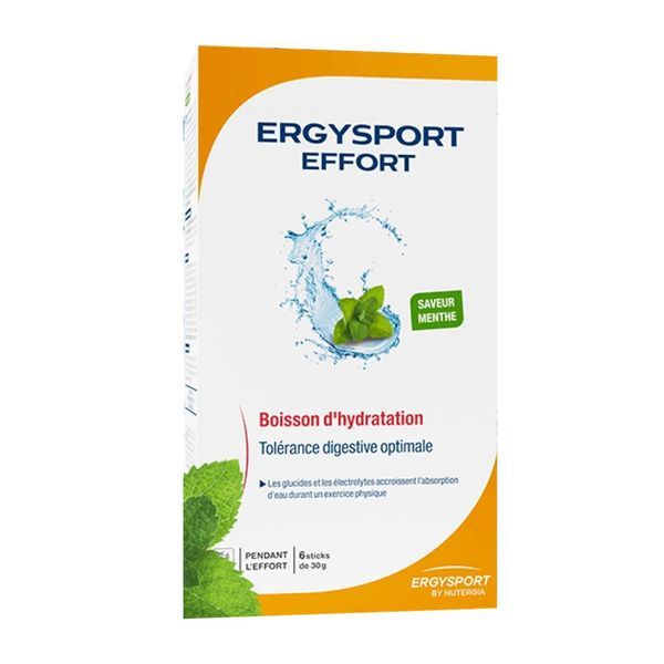 Ergysport Effort Boisson Menthe Poudre Stick 30 G 6