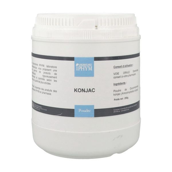 KONJAC GLUCOMANNANE Poudre totale de konjac glucomannane, bt 250 g