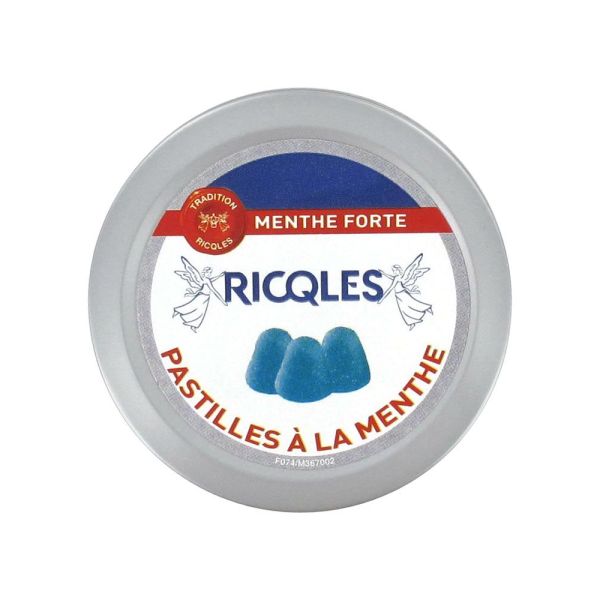 Ricqlès Pastilles à la Menthe Sans Sucres 50 g