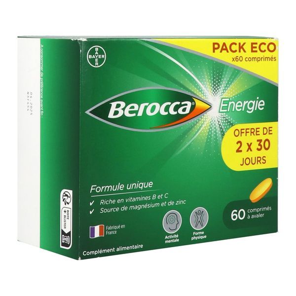 BEROCCA ENERGIE 60 comprimés pelliculés