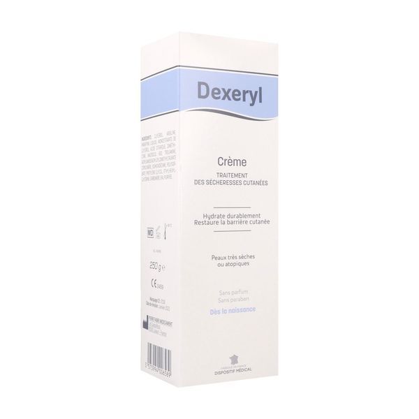 DEXERYL CREME TRAITEMENT DES SECHERESSES CUTANEES Crème pour application locale, dispositif médical, tube 250 g