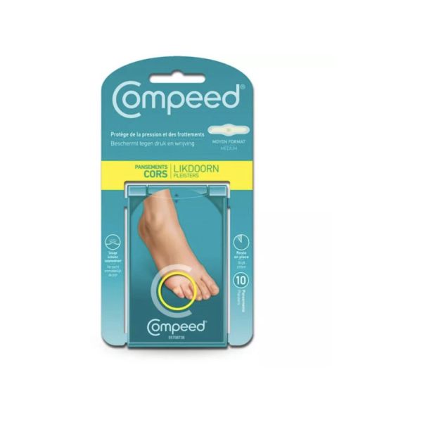 Compeed Cors Moyen Format 10 Pans