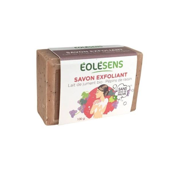 Eolesens Savon lait de Jument pepins de raisin BIO - 100 g