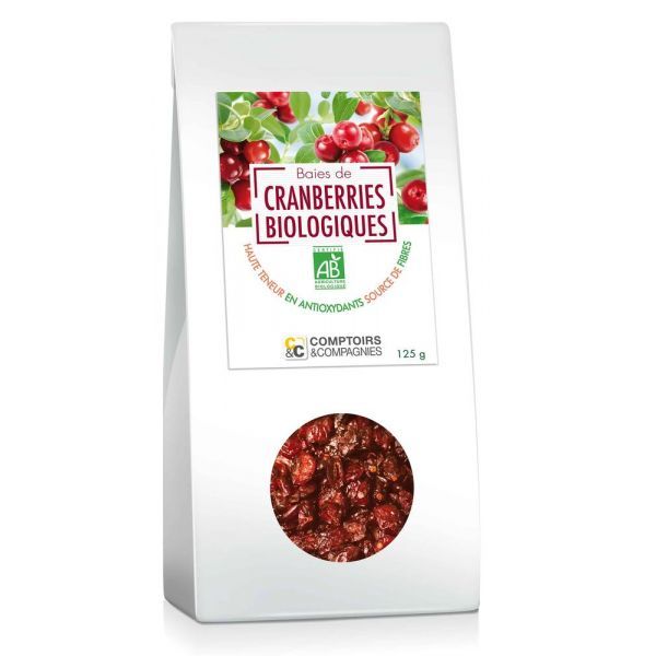 Comptoirs et Compagnies Cranberries BIO - 125 g