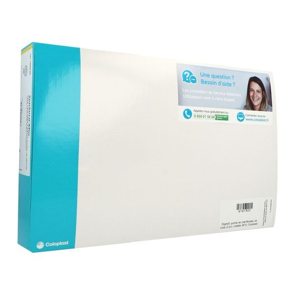 SENSURA MIO CLICK HAUT DEBIT POCHE STANDARD Poche vidable, système 2 pièces, haut débit, transparente, diamètre 70 mm, (ref. 186130), bt 10