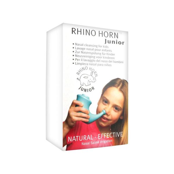 Rhino Horn Junior Verseuse En Plastique Bleue/Deboucher Les Voies Nasales Entonnoir Bleu Clair 1