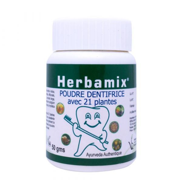 Kerala Nature Dentifrice Herbamix en poudre - Pot 50 g