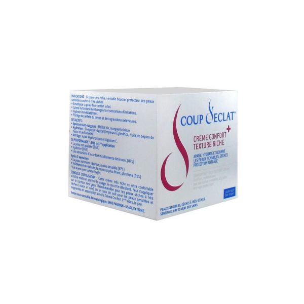 Coup D'Eclat Creme Confort+ Texture Riche Pot 50 Ml 1