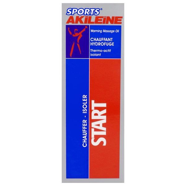 Akileine Sport Start Chauffant Hydrofuge Huile De Massage Flacon 200 Ml 1