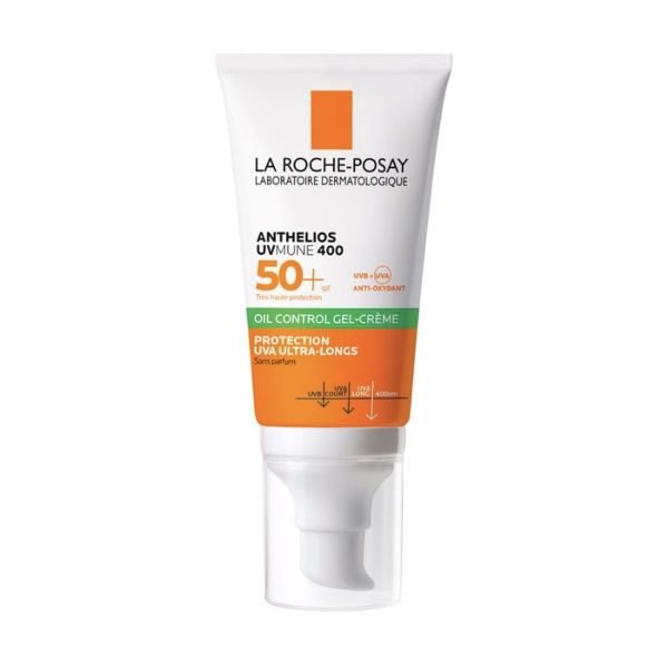 Anthelios Gel Creme Spf50+ Sans Parfum Peaux Mixtes A Grasses Tube 50 Ml 1