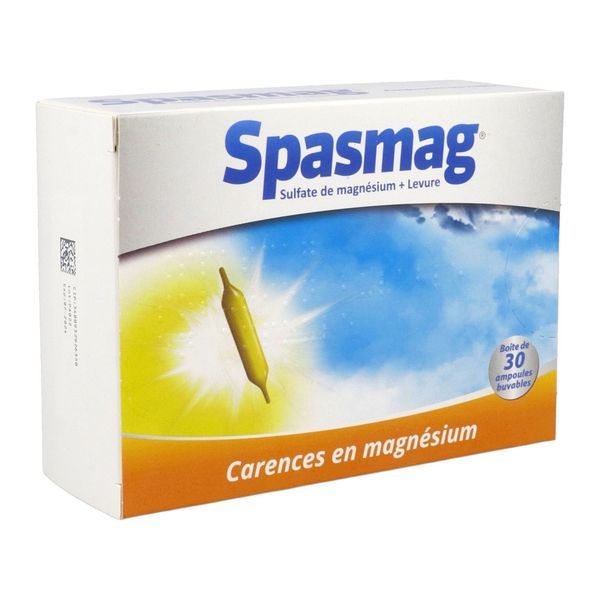 SPASMAG SOLUTION BUVABLE EN AMPOULE B/30