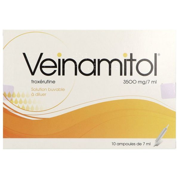 VEINAMITOL Solution buvable à diluer 3500 mg/7 ml, boîte 10 ampoules 7 ml