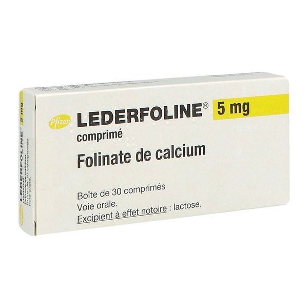 LEDERFOLINE Comprimé 5 mg, boîte 30