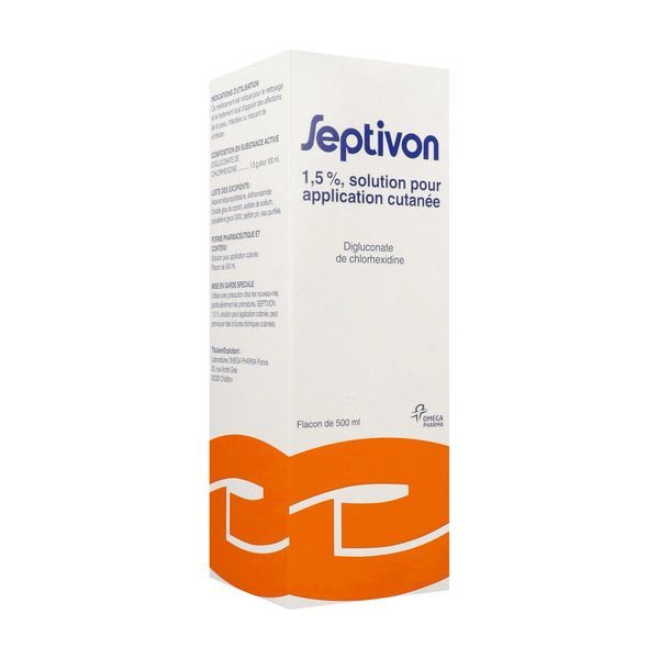 SEPTIVON Solution pour application cutanée 1,5 %, flacon 500 ml