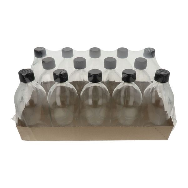 FLACONS GRAVIS Flacon rond en verre blanc, 500 ml, 14 flacons