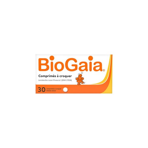 BioGaia L.Reuteri ProTectis Probiotique Citron 30 Comprimés