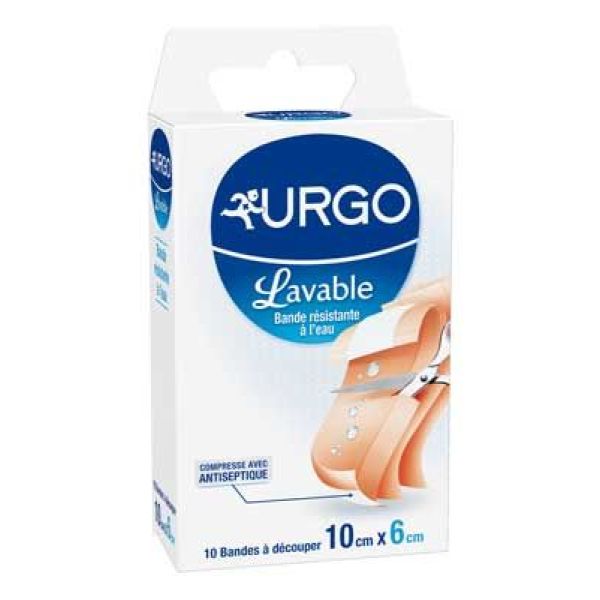 Urgo Pansement Bande Lavable Extensible Boite 10Cm*6Cm 10