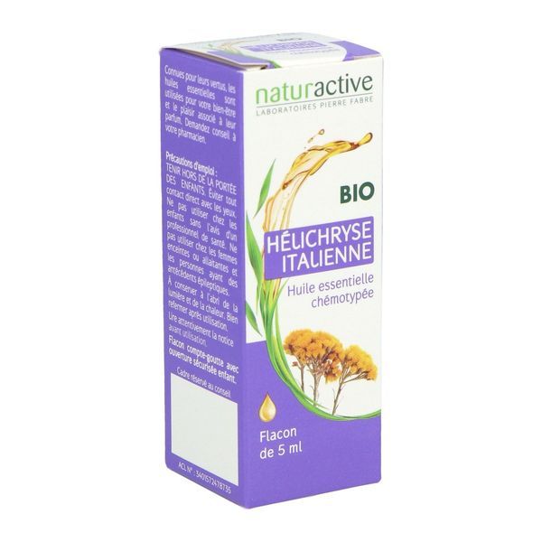 NATURACTIVE BIO HUILE ESSENTIELLE Huile essentielle d'hélichryse Italienne, fl 5 ml