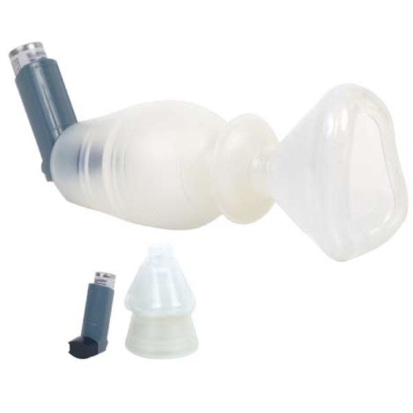 ITINHALER Chambre d'inhalation à large volume avec masque pédiatrique, unité