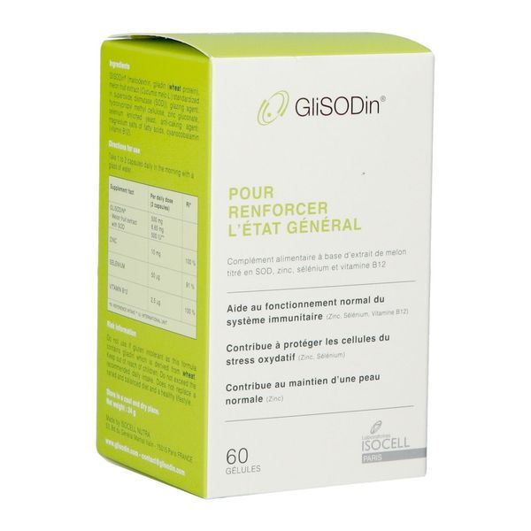 Glisodin - Pour Renforcer L'Etat General Gelule Flacon 60