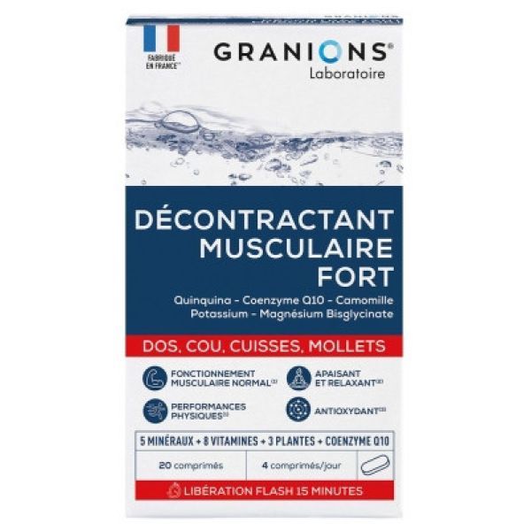 GRANIONS DECONTRACTANT MUSCUL FORT CPR20