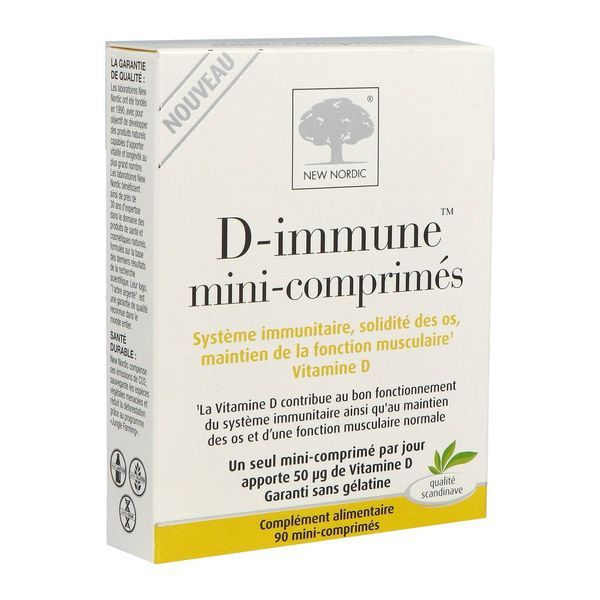 D-IMMUNE MINI - COMPRIMES Mini comprimé, complément alimentaire à visée immunitaire, bt 90