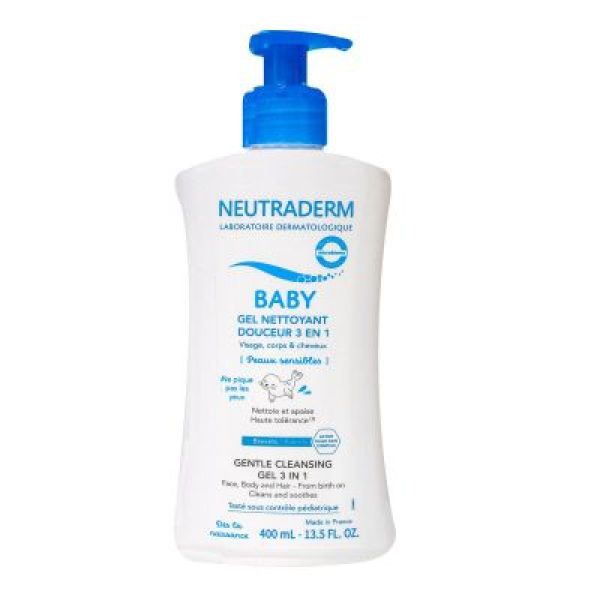 Neutraderm Gel Nettoyant Douceur Eau Flacon 400 Ml 1