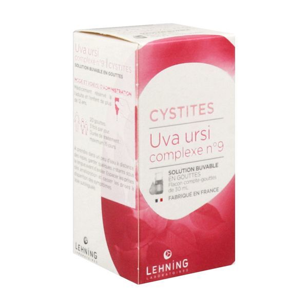 Uva Ursi Complexe N 9 Solution Buvable En Gouttes 1 Flacon(S) Jaune(Brun) De 30 Ml Avec Compte-Gouttes