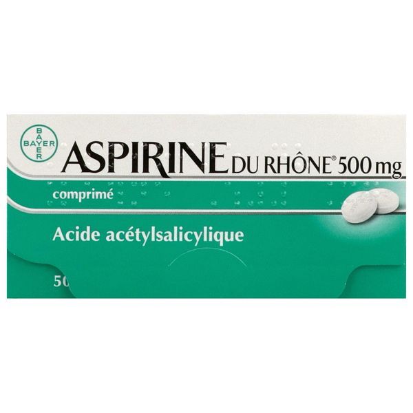 ASPIRINE DU RHONE 500 MG COMPRIME B/50