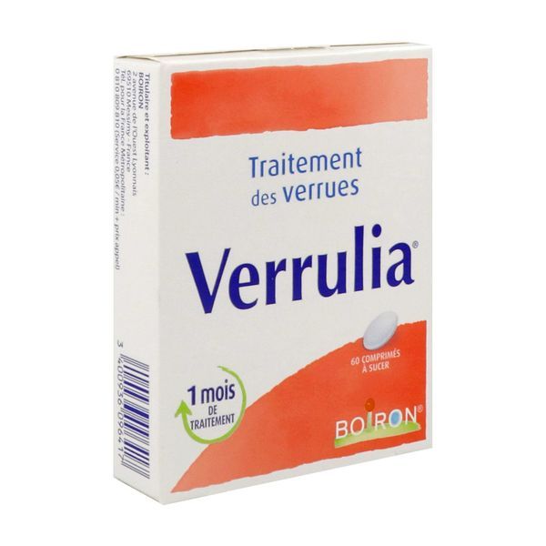 VERRULIA Comprimé à sucer, boîte 60