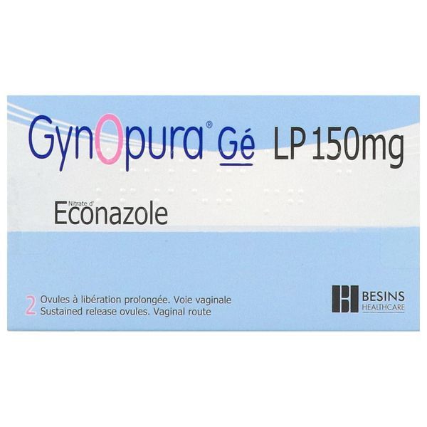 GYNOPURA LP Ovule à libération prolongée 150 mg, boîte 2 ovules