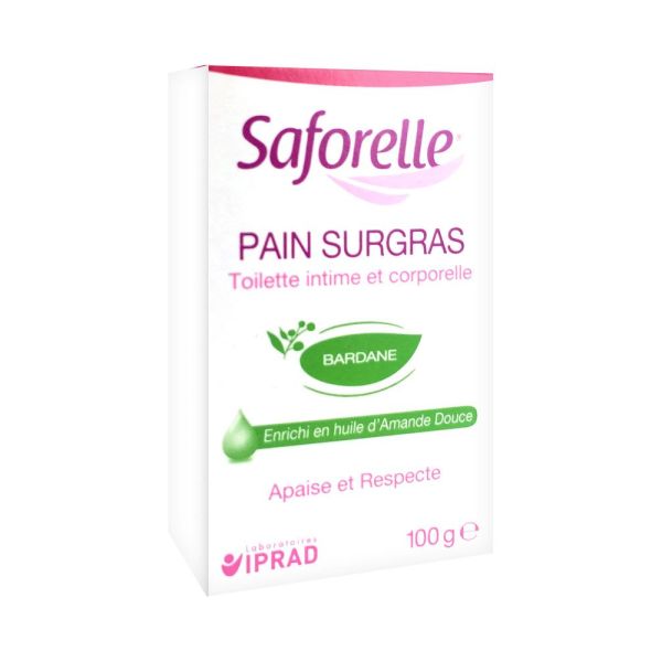 Saforelle Savon Surgras Pour L'Hygiene Intime Pain 100 G 1