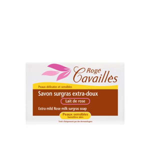 ROGE CAVAILLES Sav surgras extra doux lait de rose 150g