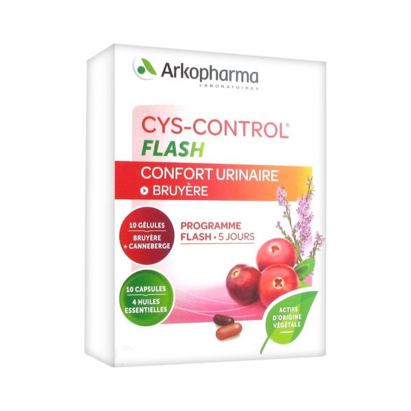 CYS-CONTROL FLASH 36 MG DE PAC A [DMAC] BOITE DE 20 GELULES