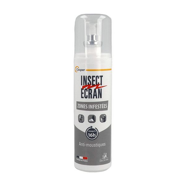 INSECT ECRAN ZONES INFESTEES Spray répulsif antiinsecte, spray 100 ml