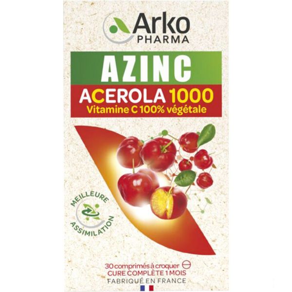 Azinc Veg Acerola 1000 Vit *30